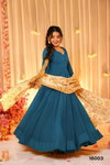 Clora Vol 16 Soft Dyed Silk Fully Flared Gown With Dupatta Wholesalers In Surat
